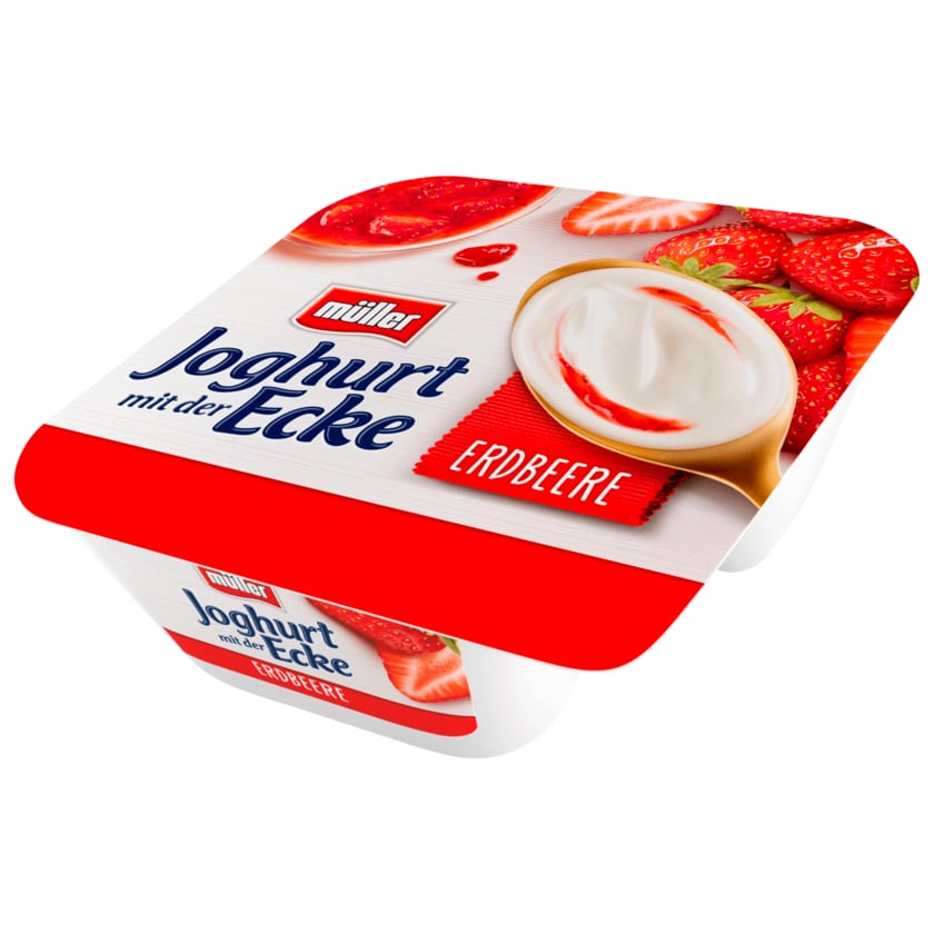 Müller Joghurt mit der Ecke Erdbeere 150g